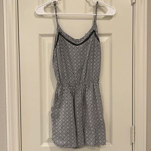 H&M Black and White Romper